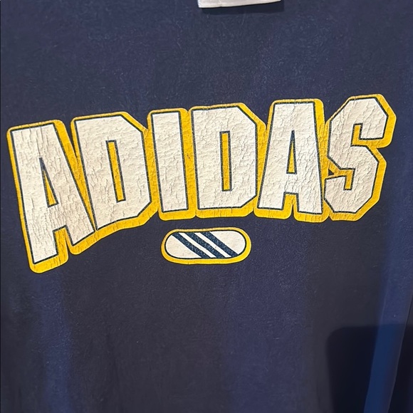 Vintage Adidas Navy Blue Graphic T-Shirt - Picture 3 of 6